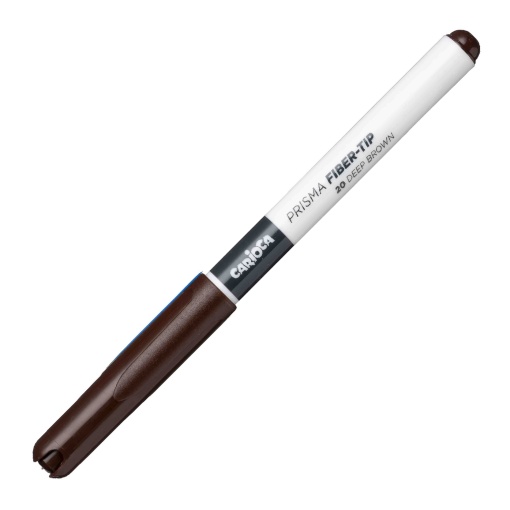 Marcador CARIOCA Plus Castanho Escuro 20