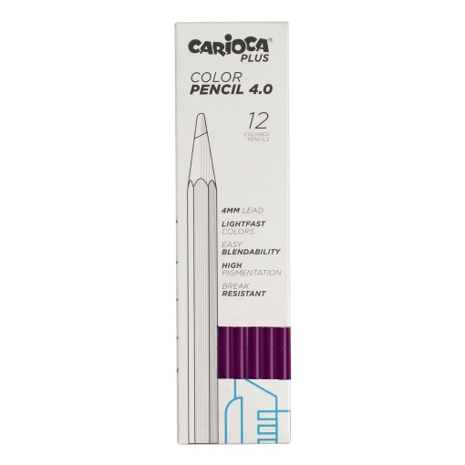 Lápis de Cor CARIOCA Plus 4.0 Roxo 14