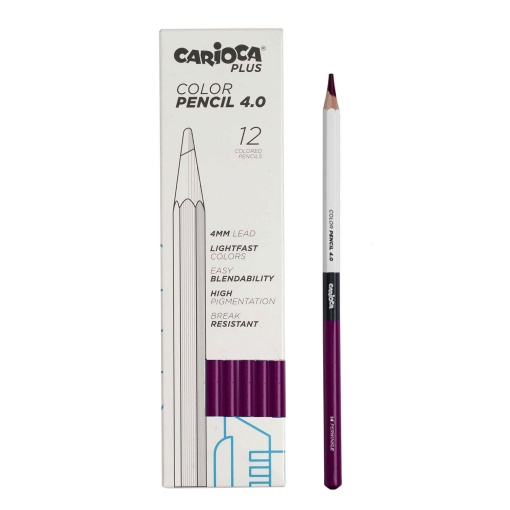 Lápis de Cor CARIOCA Plus 4.0 Roxo 14