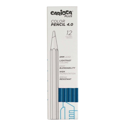 Lápis de Cor CARIOCA Plus 4.0 Azul 18