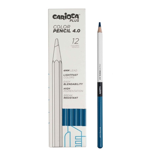 Lápis de Cor CARIOCA Plus 4.0 Azul Turquesa 13