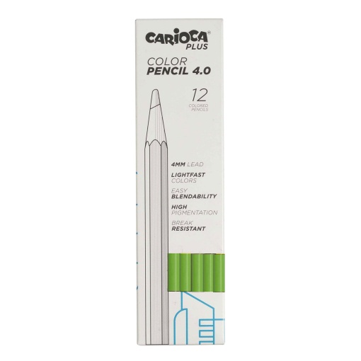Lápis de Cor CARIOCA Plus 4.0 Verde Alface 07