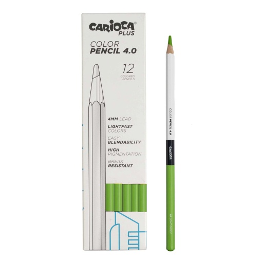 Lápis de Cor CARIOCA Plus 4.0 Verde Alface 07
