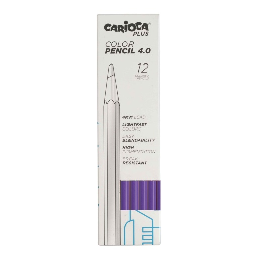 Lápis de Cor CARIOCA Plus 4.0 Violeta Claro 26