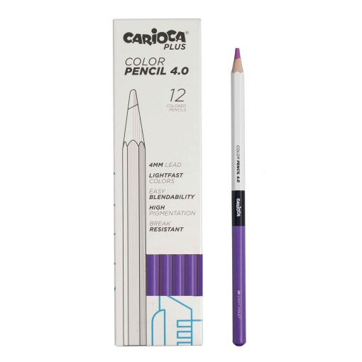 Lápis de Cor CARIOCA Plus 4.0 Violeta Claro 26