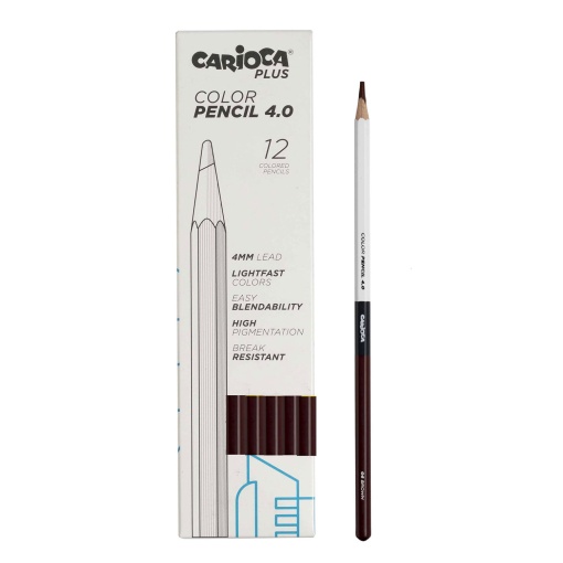 Lápis de Cor CARIOCA Plus 4.0 Castanho 06