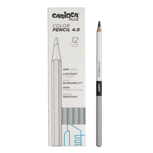Lápis de Cor CARIOCA Plus 4.0 Cinza Claro 11