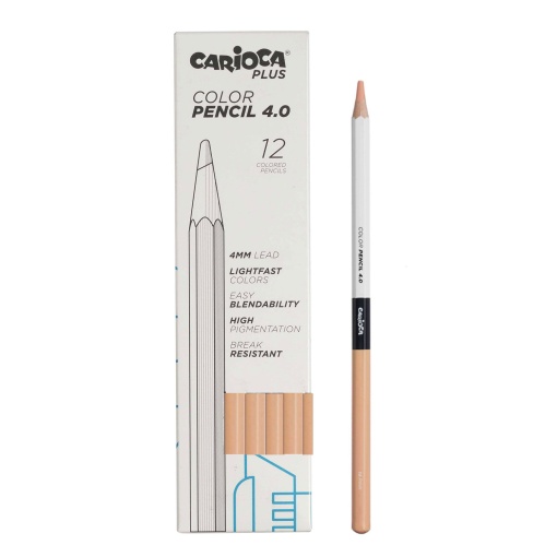 Lápis de Cor CARIOCA Plus 4.0 Rosa 12