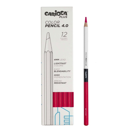 Lápis de Cor CARIOCA Plus 4.0 Rosa Fúcsia 30