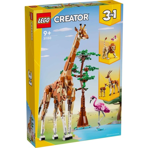 LEGO Creator 3-in-1 Animais Selvagens do Safari 31150
