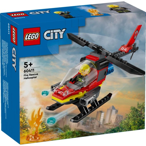 LEGO City Helicóptero de Resgate dos Bombeiros 60411