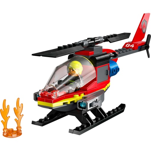 LEGO City Helicóptero de Resgate dos Bombeiros 60411