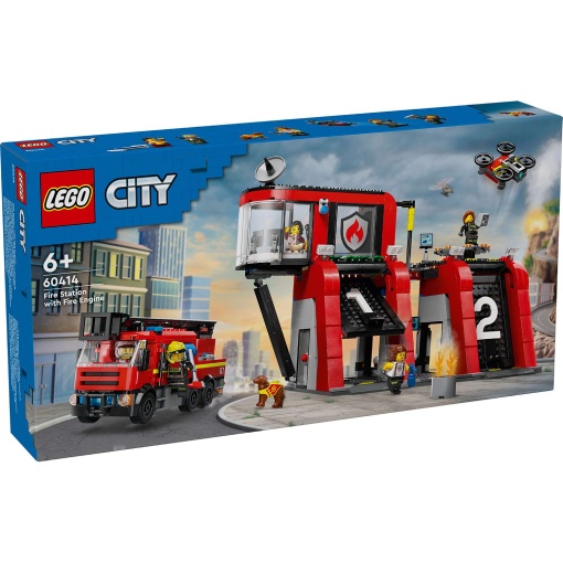 LEGO City Quartel dos Bombeiros com Camião dos Bombeiros 60414