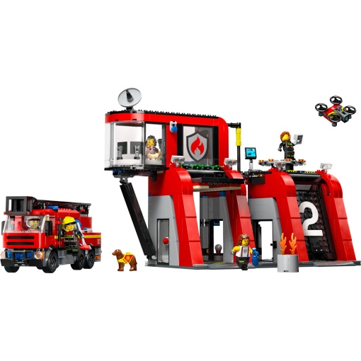 LEGO City Quartel dos Bombeiros com Camião dos Bombeiros 60414