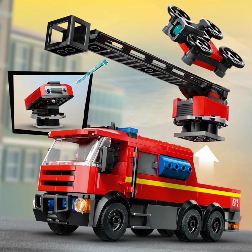 LEGO City Quartel dos Bombeiros com Camião dos Bombeiros 60414