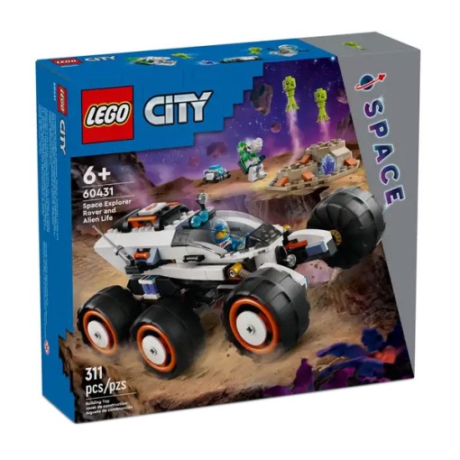 LEGO City Carro de Exploração Espacial e Vida Extraterrestre 60431