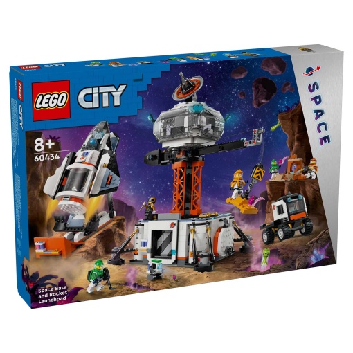 LEGO City Base Espacial e Plataforma de Lançamento de Foguetão 60434