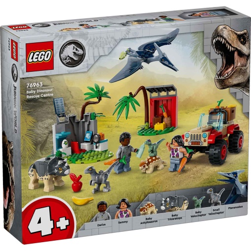LEGO Jurassic World Centro de Resgate de Dinossauros Bebés 76963
