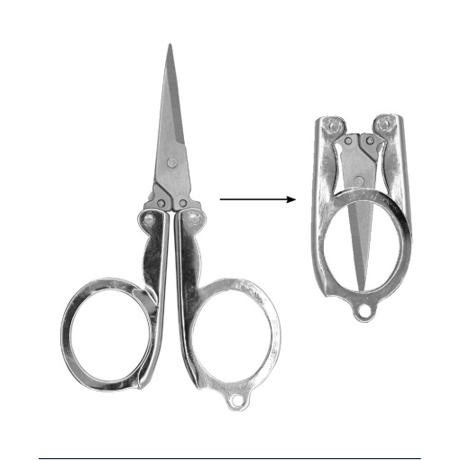 Tesoura de Costura Dobrável 4'' 11cm COSE
