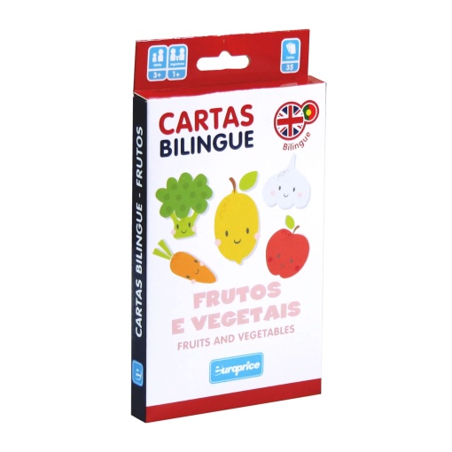 Cartas Bilingue - Frutos e Vegetais EUROPRICE