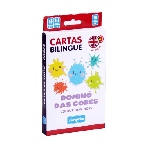 Cartas Bilingue - Dominó das Cores EUROPRICE