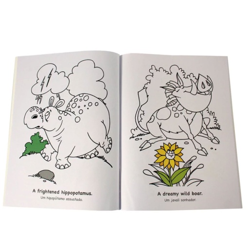 Colorir e aprender - animals / animais EUROPRICE