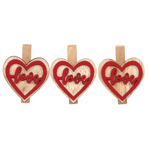 Mola Coração LOVE 4,5x4cm MP com 9 unidades