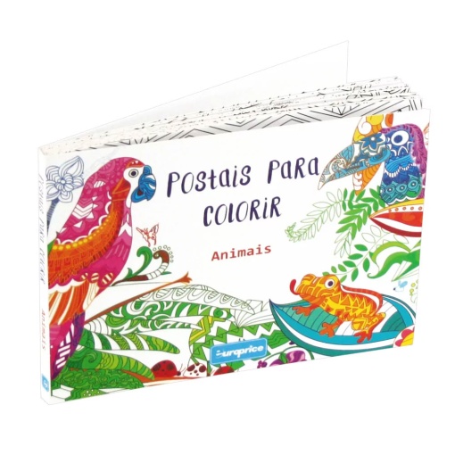 Postais para colorir - Animais EUROPRICE