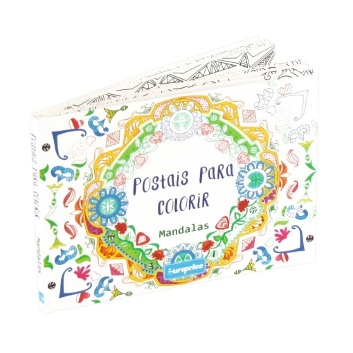 Postais para colorir - Mandalas EUROPRICE