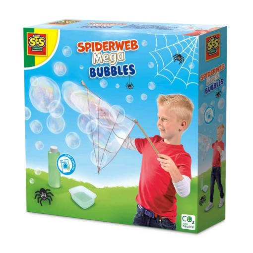 Bolas de sabão Spiderweb Mega Bubbles SES CREATIVE OUTDOOR