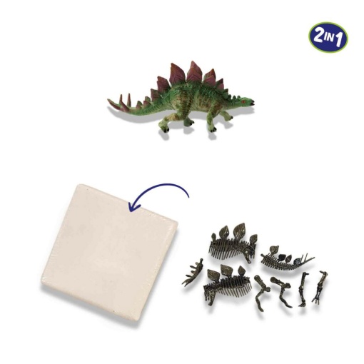 Escavação 2 em 1 - Dinossauros e Esqueletos Stegosaurus SES CREATIVE Explore