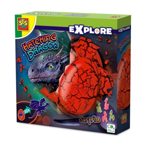 Hatching Dragon Ovo Surpresa SES CREATIVE Explore