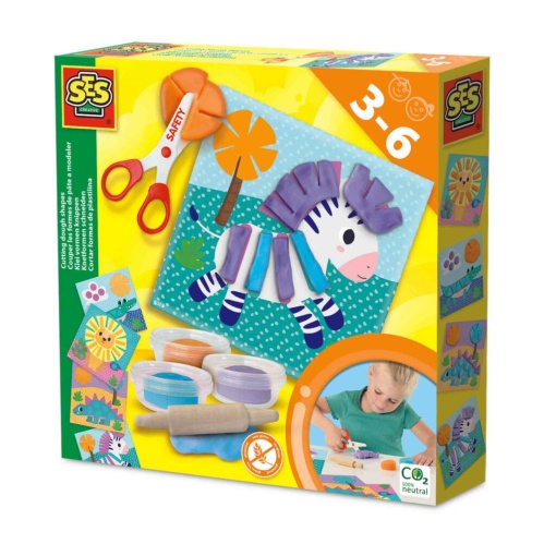 Cortar Plasticina com Tesoura SES CREATIVE Hobby