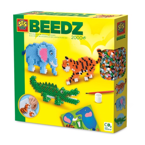 Missangas 3D - Animais Selvagens SES CREATIVE Beedz