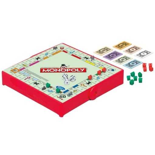 Monopoly de viagem HASBRO Gaming Grab & GO