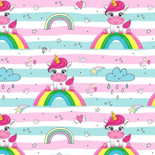 Papel de embrulho JOL infantil 70x100cm unicórnio Pfc7000088