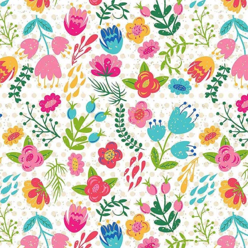 Papel de embrulho JOL clássico 70x100cm flores Pfs7000330