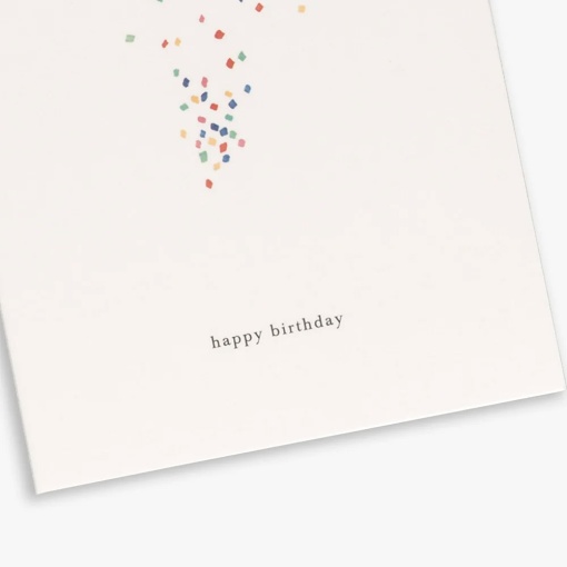 Postal KARTOTEK Confetti "Happy Birthday"