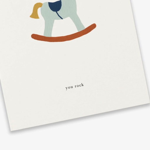 Postal KARTOTEK ROCKING HORSE "You Rock"