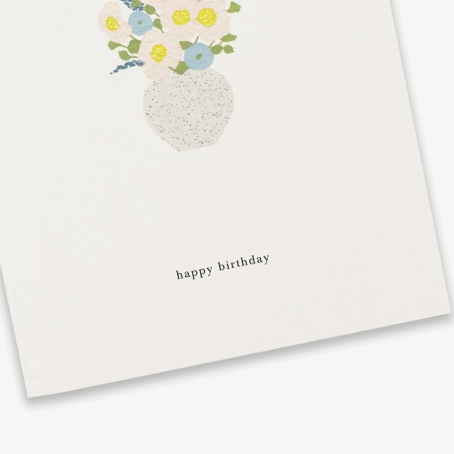 Postal KARTOTEK Flowers "Happy Birthday"