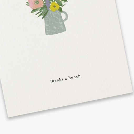 Postal KARTOTEK Garden Flowers "Thanks a Bunch"