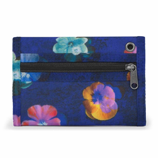 Carteira EASTPAK Crew Single Flower Blur Navy