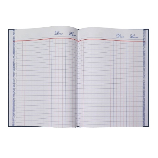 Livro de registo de conta corrente almaço 100 folhas 50319