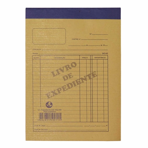 Livro de Expediente Autocopiativo A6 100x100