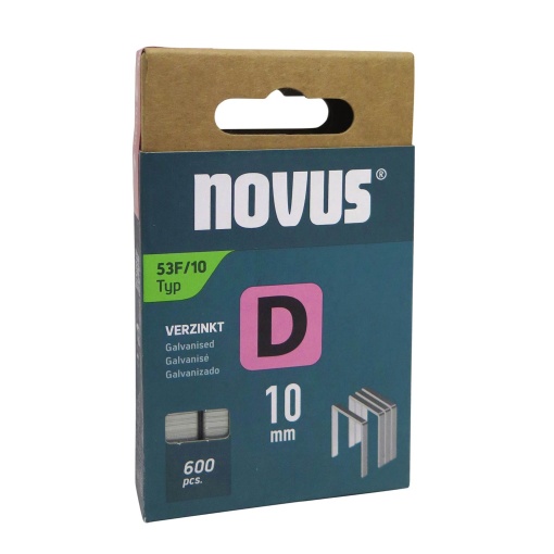Agrafos 53f/10 D NOVUS Caixa com 600
