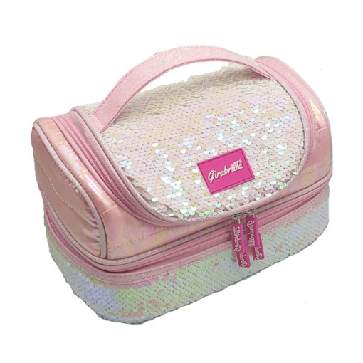 Lancheira NICE Girabrilla Rosa Claro 22x13,5x13,5cm