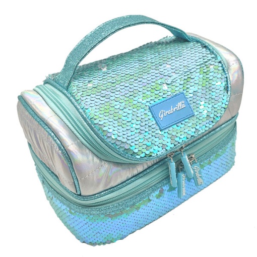 Lancheira NICE Girabrilla Azul 22x13,5x13,5cm