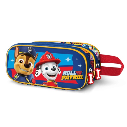 Estojo Escolar Patrulha Pata Duty 3D 2024 Duplo
