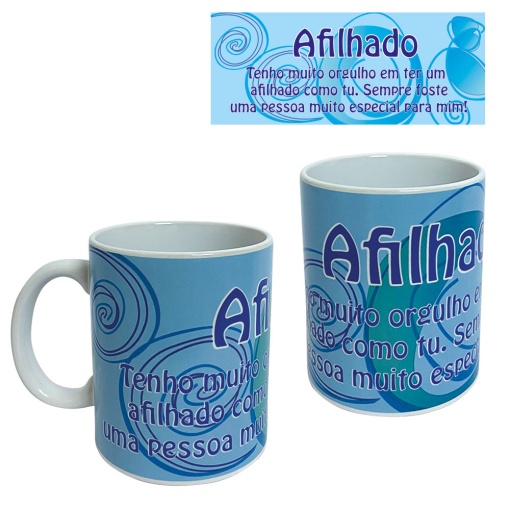 Caneca de Cerâmica "Afilhado"