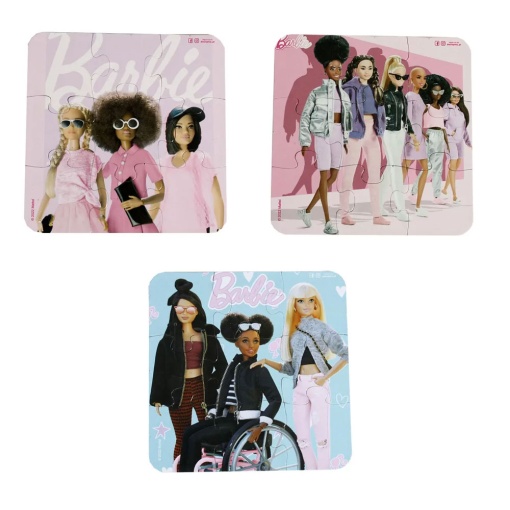 Puzzle EUROPRICE 9 peças BARBIE FASHION - 3 unidades